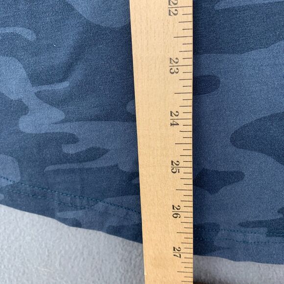 Gold's Gym T Shirt Adult Small Advance Performance Apparel Camo Blue Stretch - Picture 4 of 10